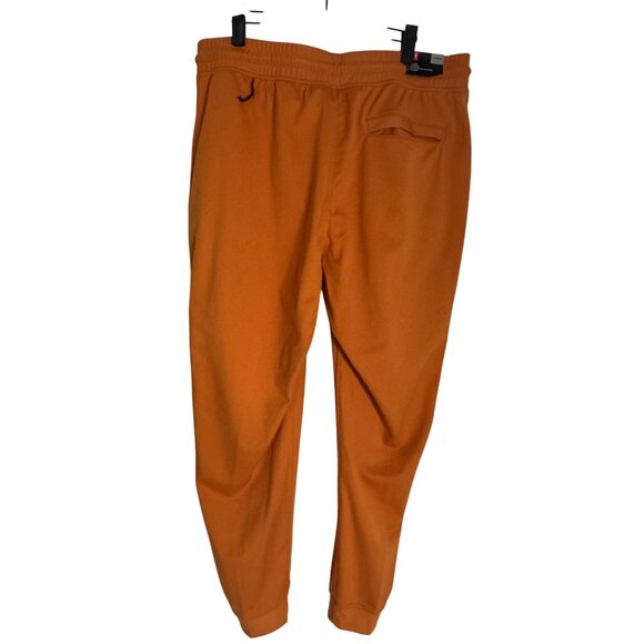 NWT Under Armour XL Mens Jogger Pants Orange Loose Fit 100% Polyester - Picture 11 of 16